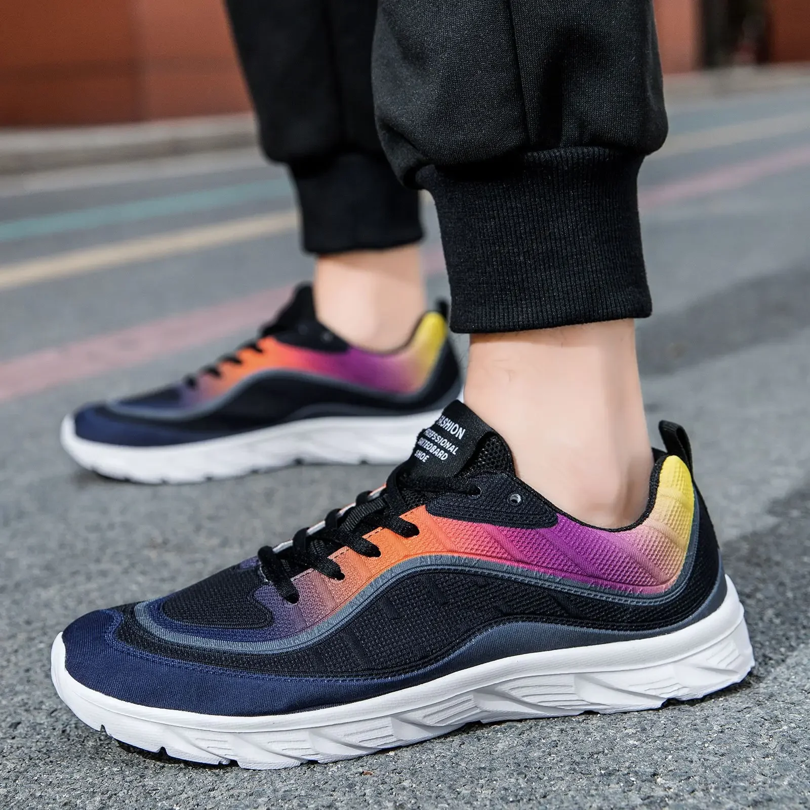 

Skateboard Popular 2024 Spring Korean Style Comfortable Running Shoes Low-Cut Fashion Tenis