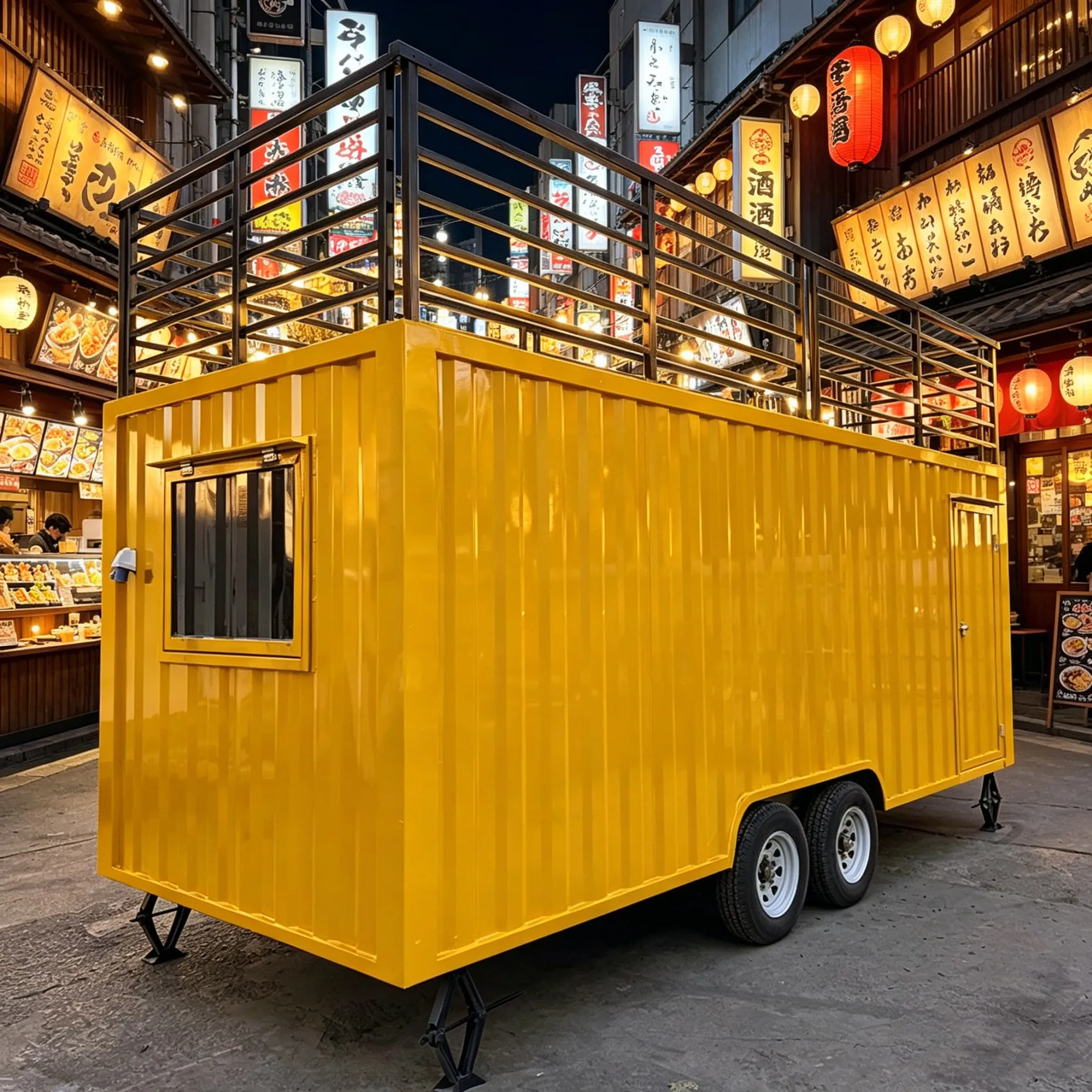 

White Shipping Container Coffee Shop Bar Mobile Pop up Container Bar
