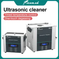 JOANLAB 220V Ultrasonic Cleaning Machine Industrial High Power Circuit Board Glasses Jewelry Dental Laboratory Cleaner 2/3/6/10L