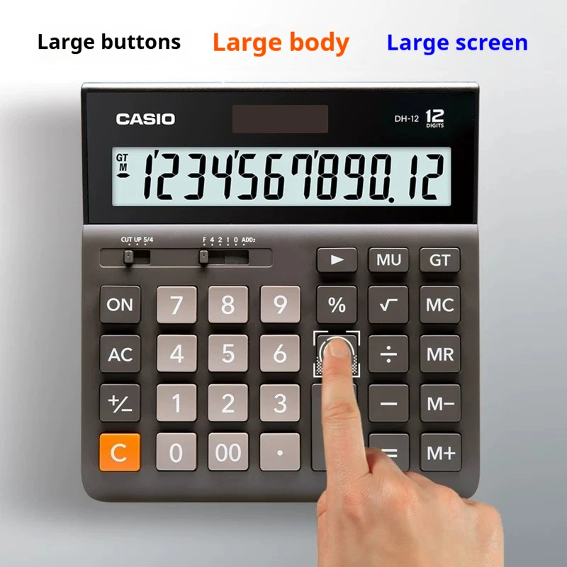 Casio MH-12/GX-120B/FX-50F II Portable Scientific Calculator - 10-Year Durability - Comfortable Viewing Angle view 4