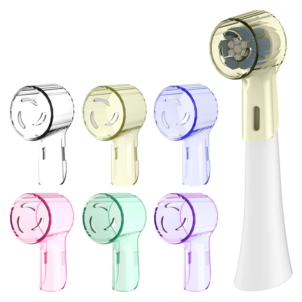 Toothbrush Cover Caps for Oral B Round Head Electric Toothbrushes, Dustproof Covers Compatible with iO & Pro Series Brush Heads