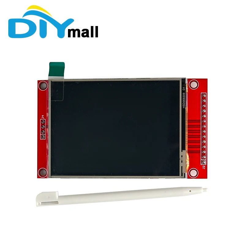 ILI9341 2.8 Inch SPI TFT LCD Display Module Resistive Touch Screen 5V SD Slot Compatible with Arduino ESP32 Board Home Office