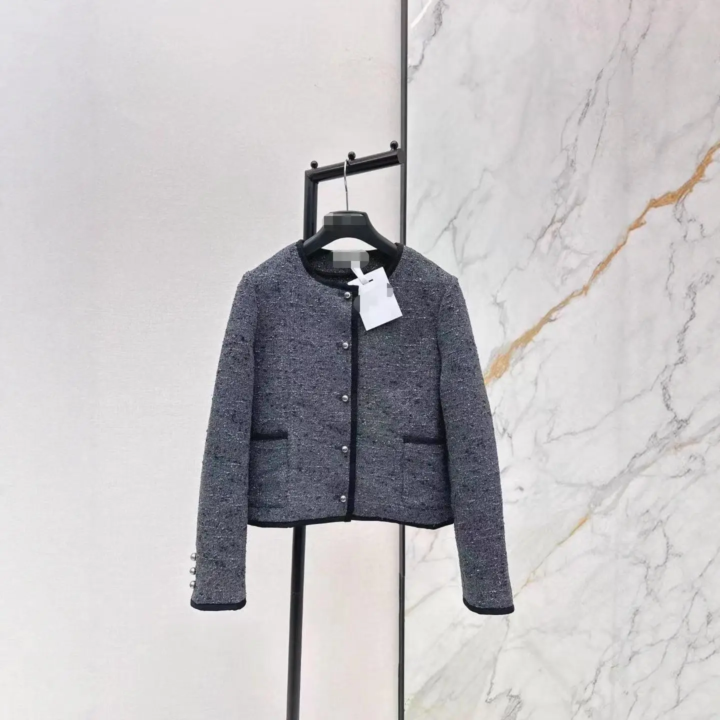 

Модная клетчатая куртка South Oil Vine: Элегантное хлопковое пальто с длинными рукавами для женщин на осень-весну – стильный образ