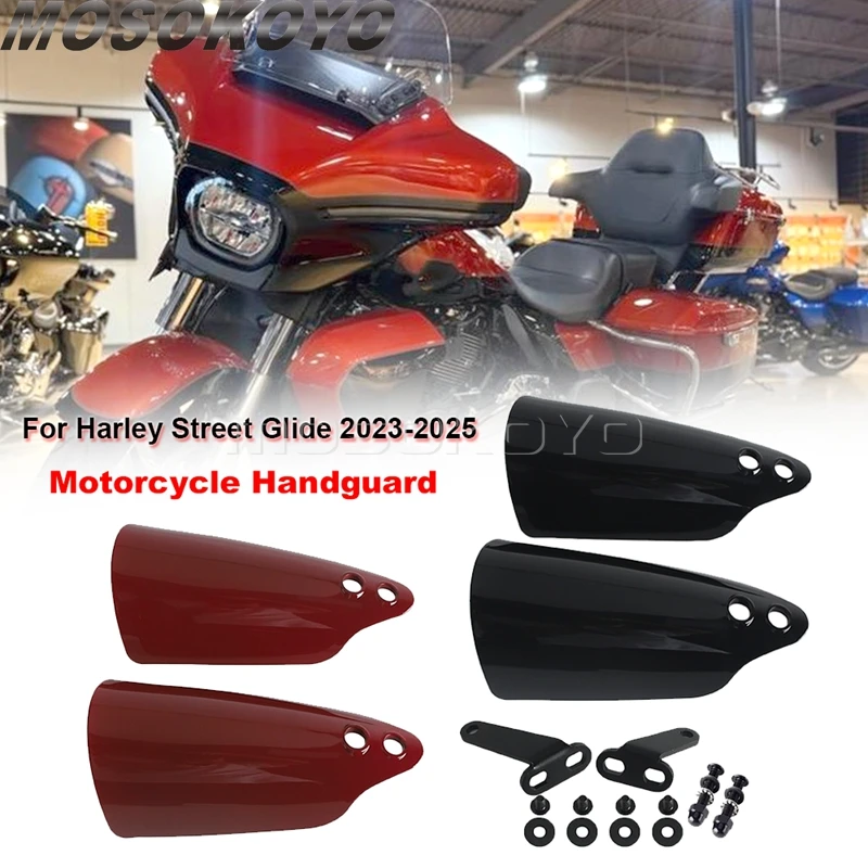 

Motorcycle Handle Bar Guard Handguard Protector For Harley Touring Street Glide Ultra FLHXU 2025 FLHX 2024-2025 CVO FLHXSE 23-25
