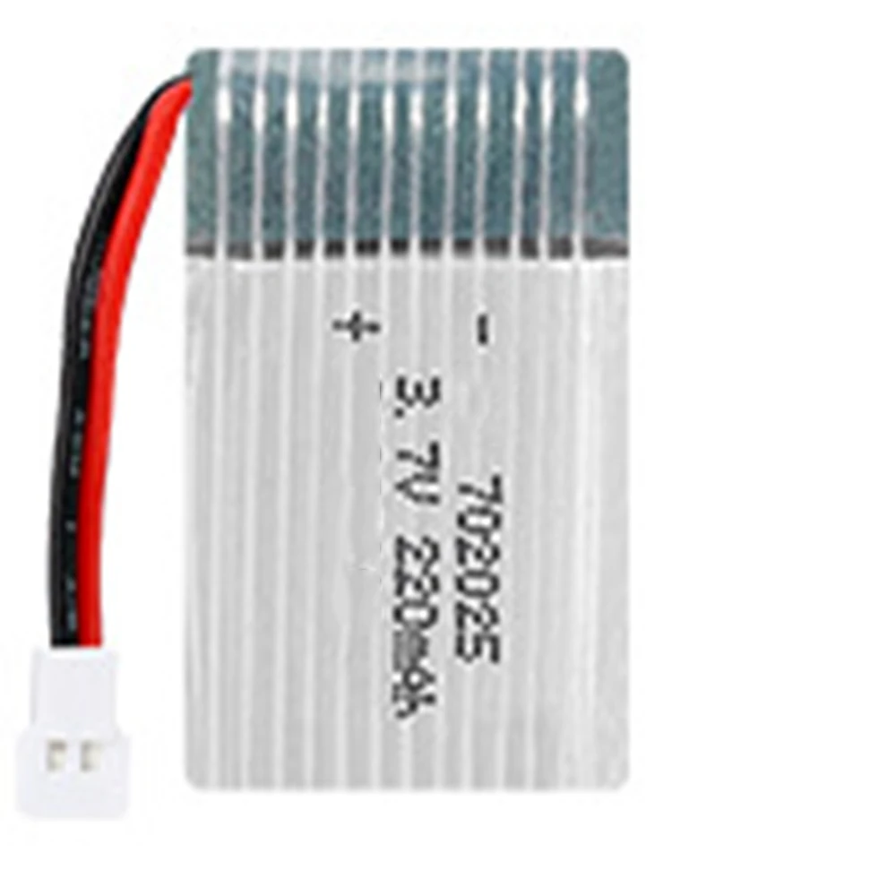 Rechargeable 3.7V 702025 20C 220Mah Li-Polymer Li Battery For X5Sc X5Sw Remote Control Aircraft   Rc Drone X5C H107D X3 X4