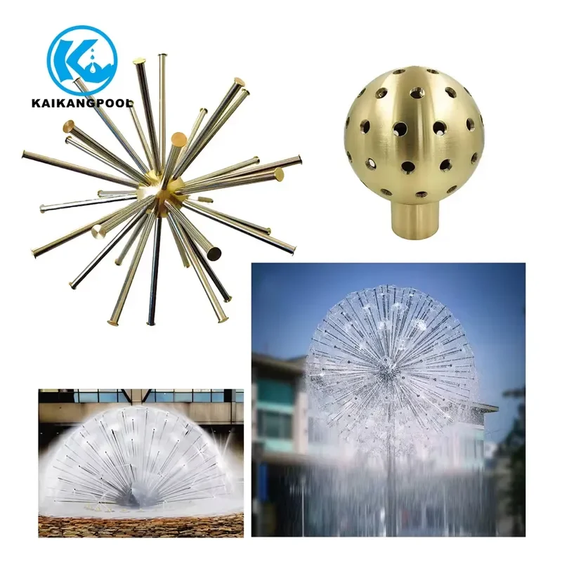 Factory Supply Custom Digital Water Magical 3d Screen Movie STAINLESS STEEL Dancing Accessories Spray Fountain Nozzle