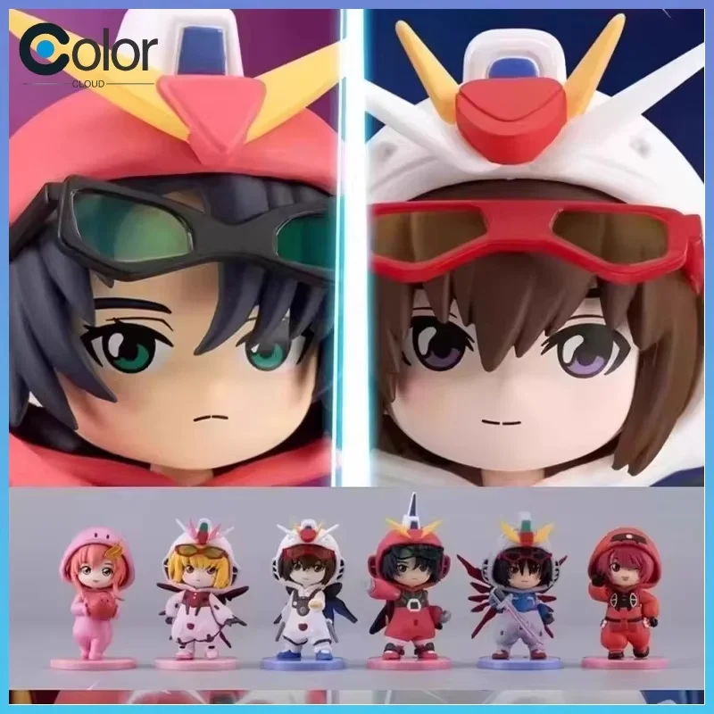 

Новый продукт Gundam Seed Destiny Пижамная кукла Костюм Серия Gundam Слепая коробка Фигурка Аниме Периферийная модель Украшение рабочего стола