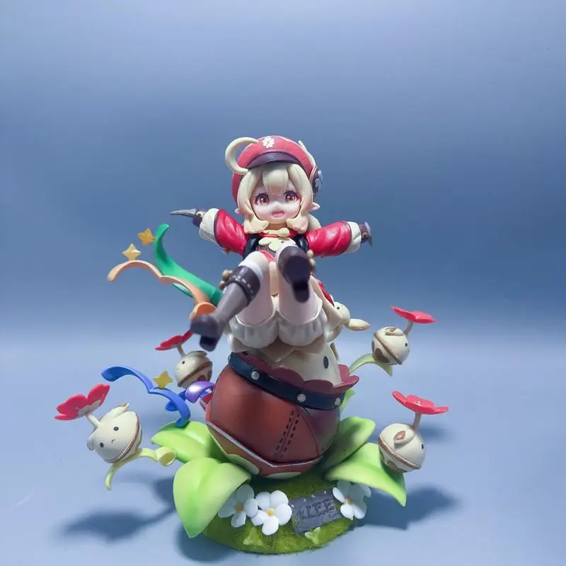 

18 см Genshin Impact Klee игра аниме фигурка периферийные устройства фигурки модель украшения рабочего стола игрушки Kawaii девушка фанаты подарок статуя