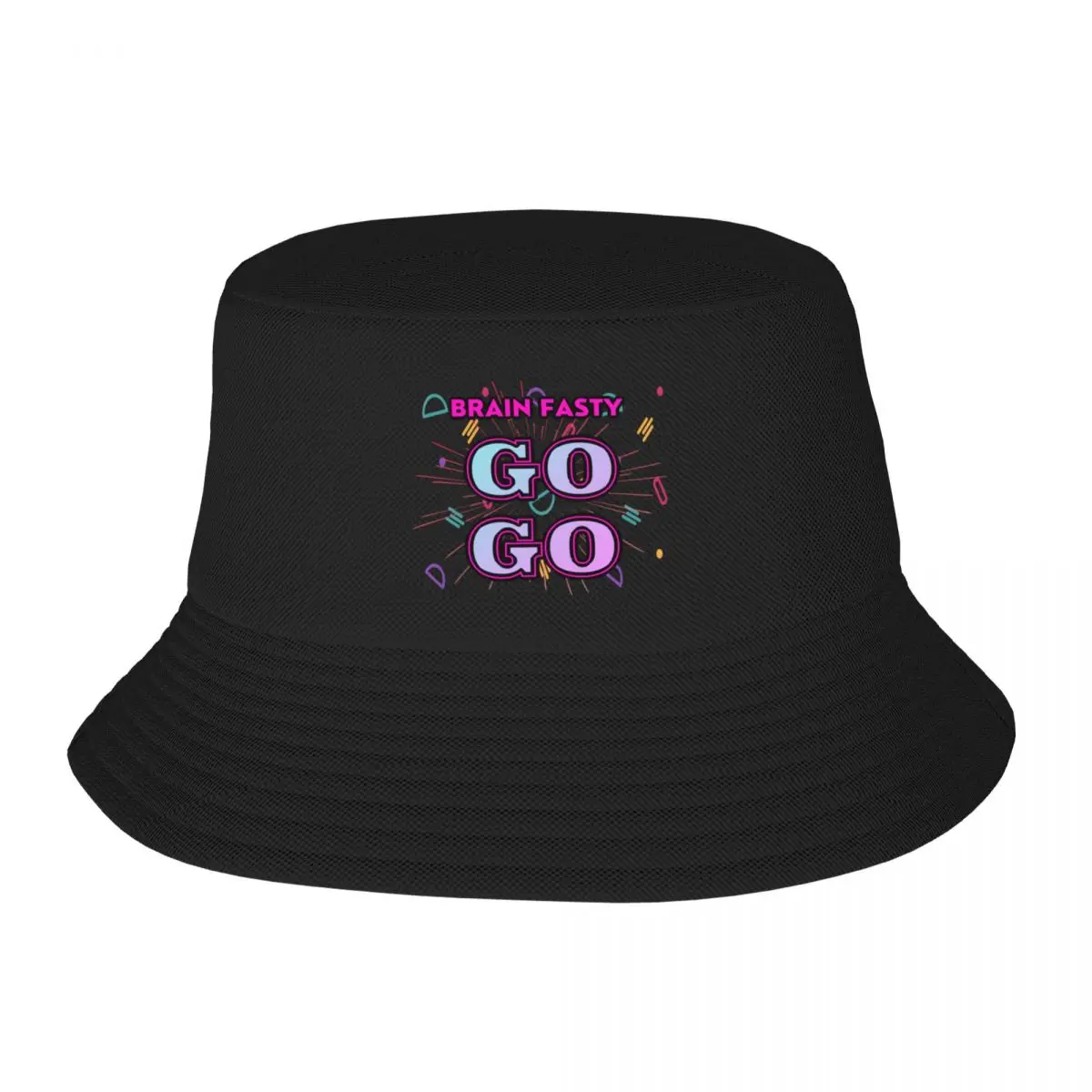 ADHD AKA the brain fasty go goes Bucket Hat Anime Hat Golf Hat Man cute Custom Cap Baseball Men Women's