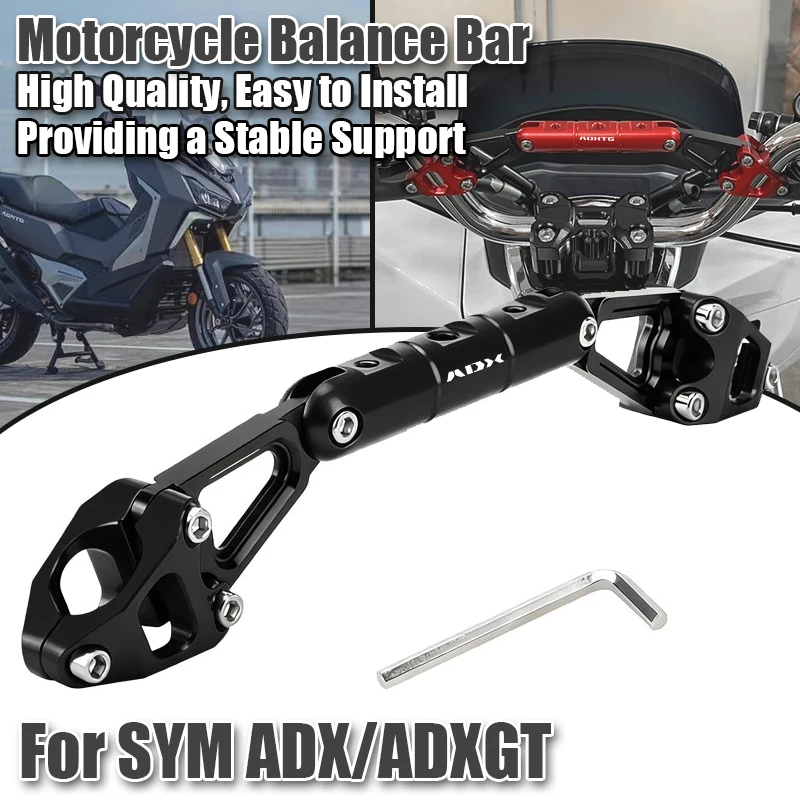 Motorcycle Crossbar Handlebar Extender Light Lamp Bracket Phone Stand GPS Holder For SYM ADX125 ADXGT ADXGT400 Accessories