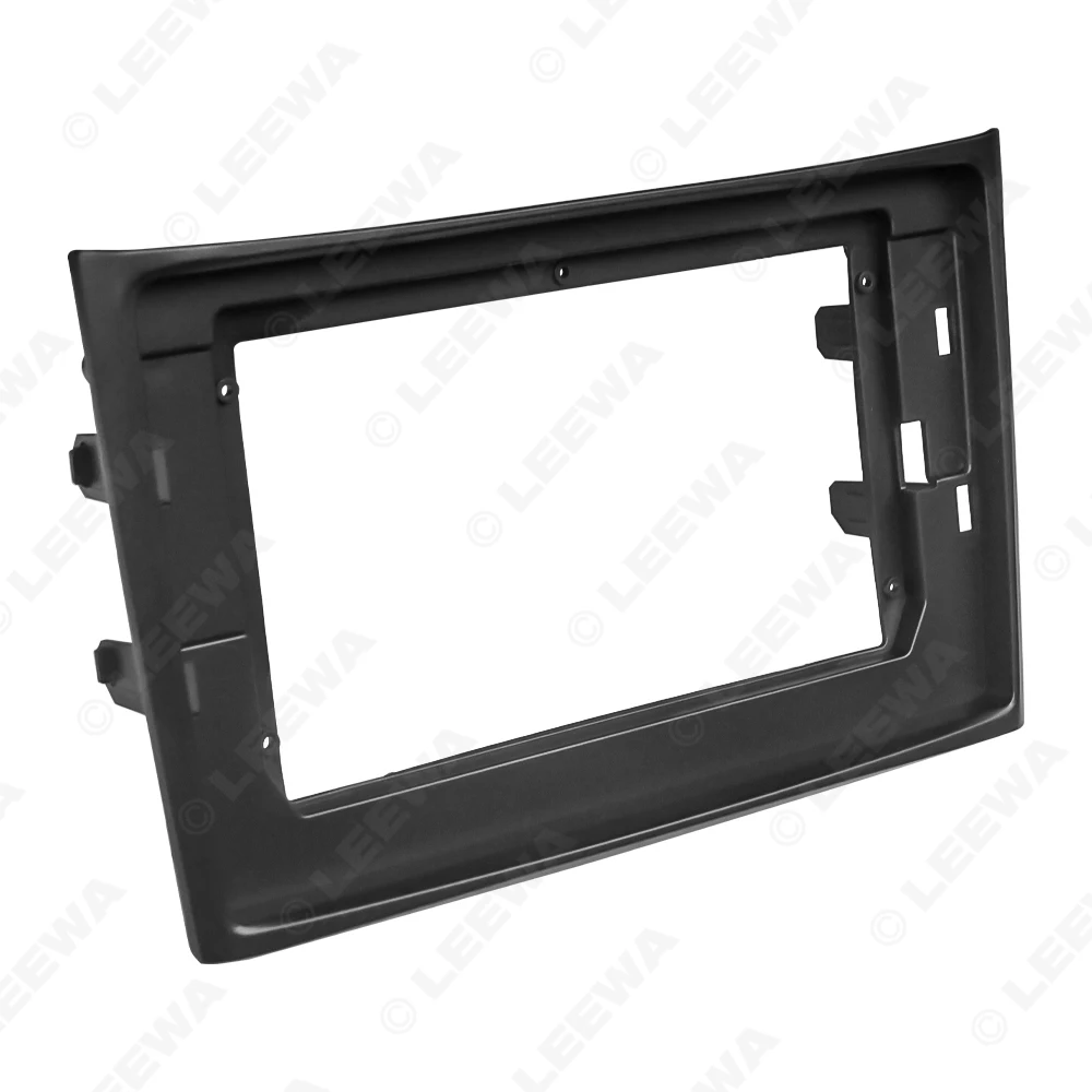 LEEWA Car Audio 10.1 "Grote Scherm Head Unit Dash Fascia Panel Frame Kit Adapter Voor Volvo XC90 2002-2014 Radio Dash Frame # CA7945