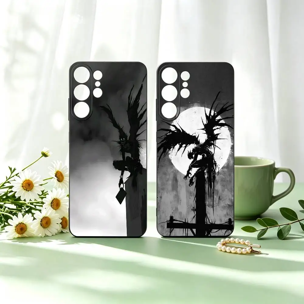 Ryuk Anime Death N-Note Phone Case For Samsung S26,S25,S24,S23,S22,S21,S30,Ultra,Plus,Fe,Lite,Note,10,Black Cover