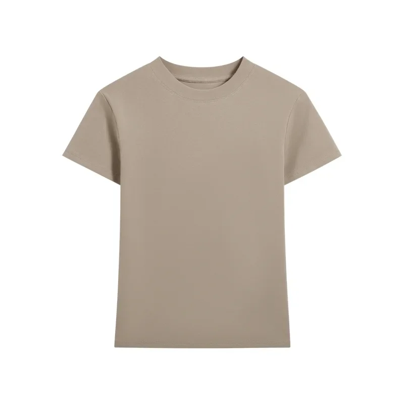 

Sweet And Spicy Style Short Sleeved Top, Slim Fit And Waist Cinching Women's T-Shirt, Showing a Slimming Temperament