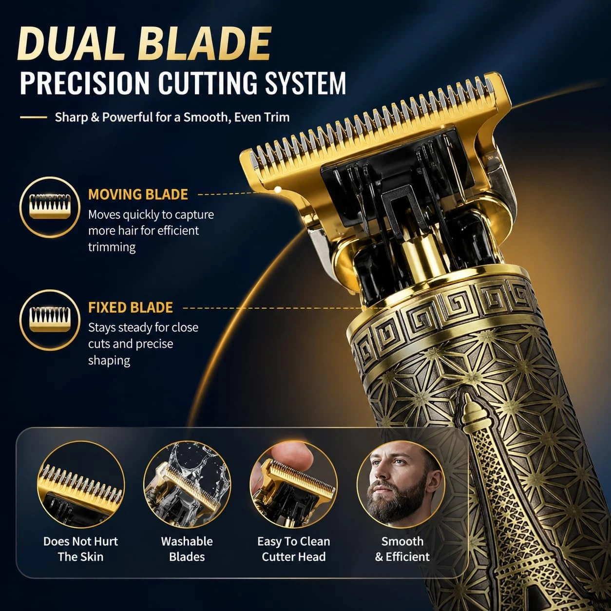Professioneller elektrischer H – Mens Grooming Barber Bewertung und Preis
