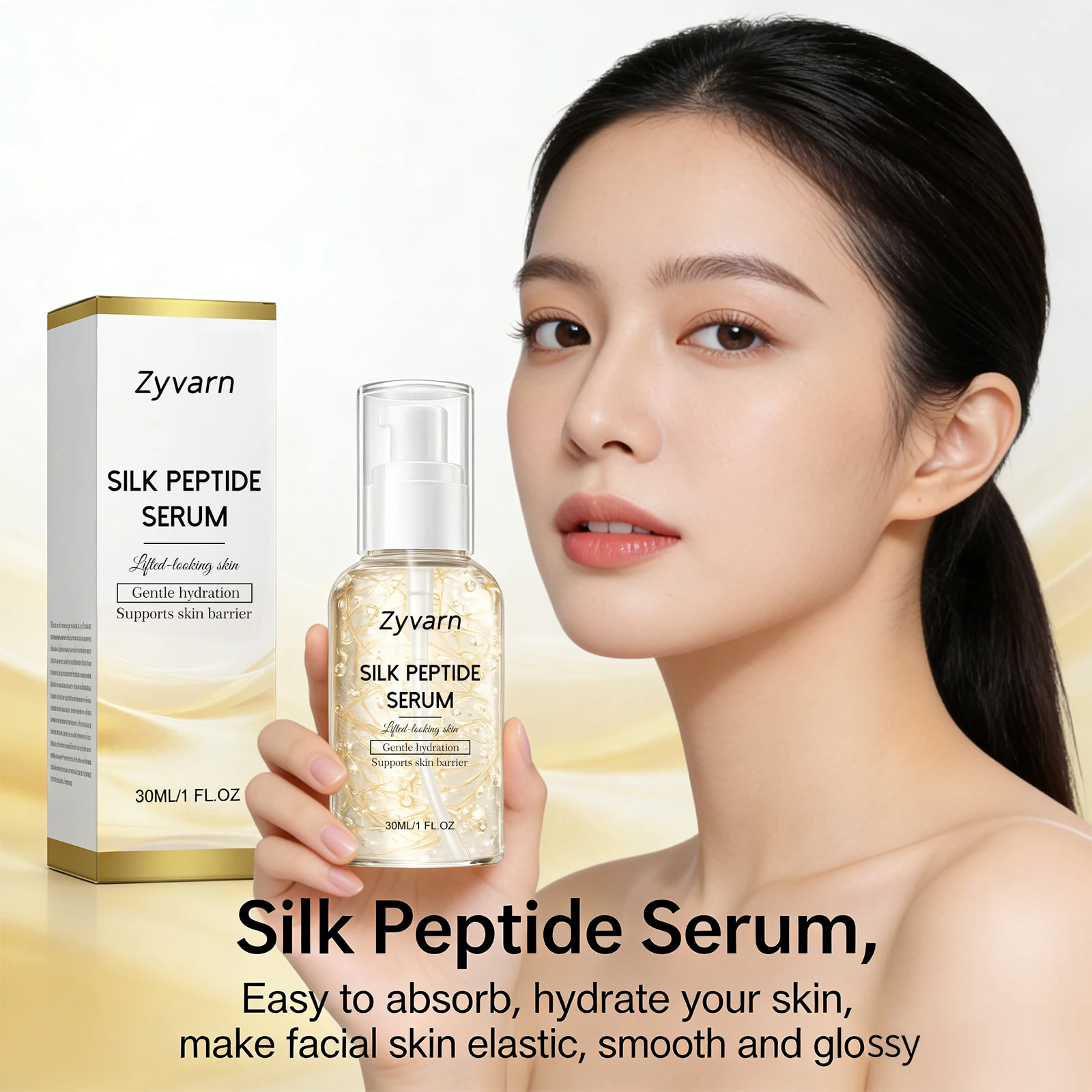 

Peptide Facial Serum for Firming Lifting Skin Rejuvenation Reduce Fine Lines Repair Skin Barrier Hydration Tightening Essence