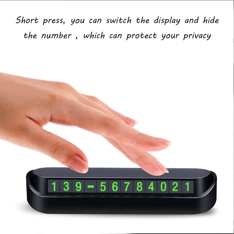 

Car Temporary Parking Card Phone Number Card Plate Car Sticker Telephone Number Car Park Stop Automobile Accessories Car styling