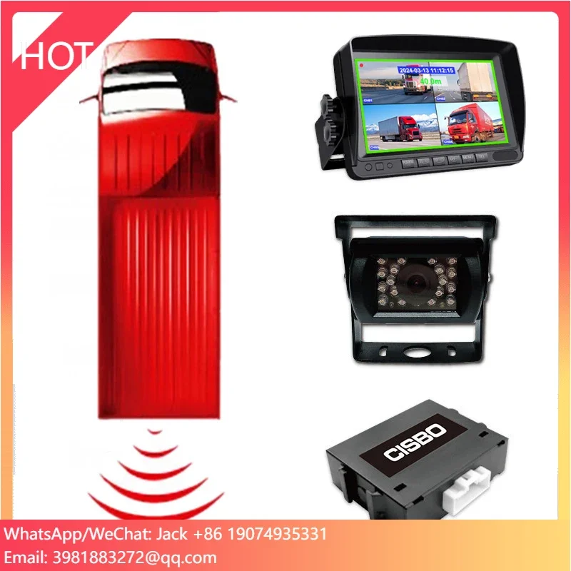 

360 Truck Monitoring 77ghz Radar Collision Warning Alert System With Cameras Bsd