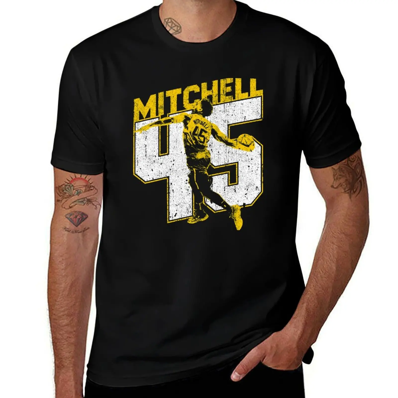 

Donovan Mitchell T-Shirt man t shirts for men t shirts for man pack white T-Shirt