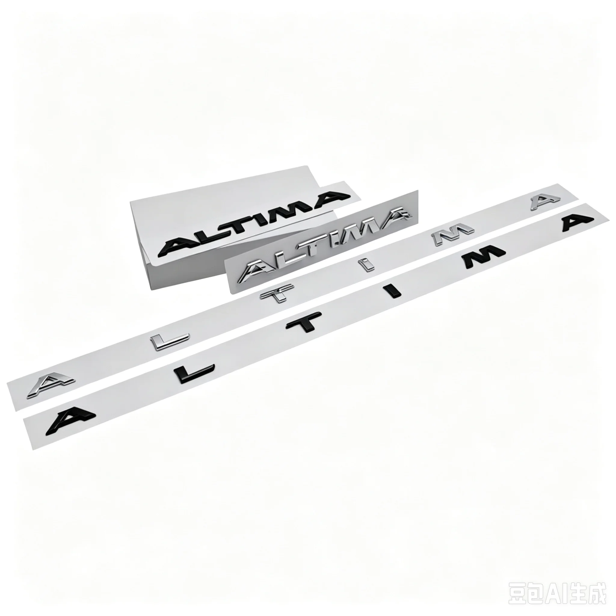 3D Chrome ALTIMA Alphabet Nameplate Car Rear Trunk Emblem Sticker Auto Exterior Modification Accessories for New Nissan ALTIMA