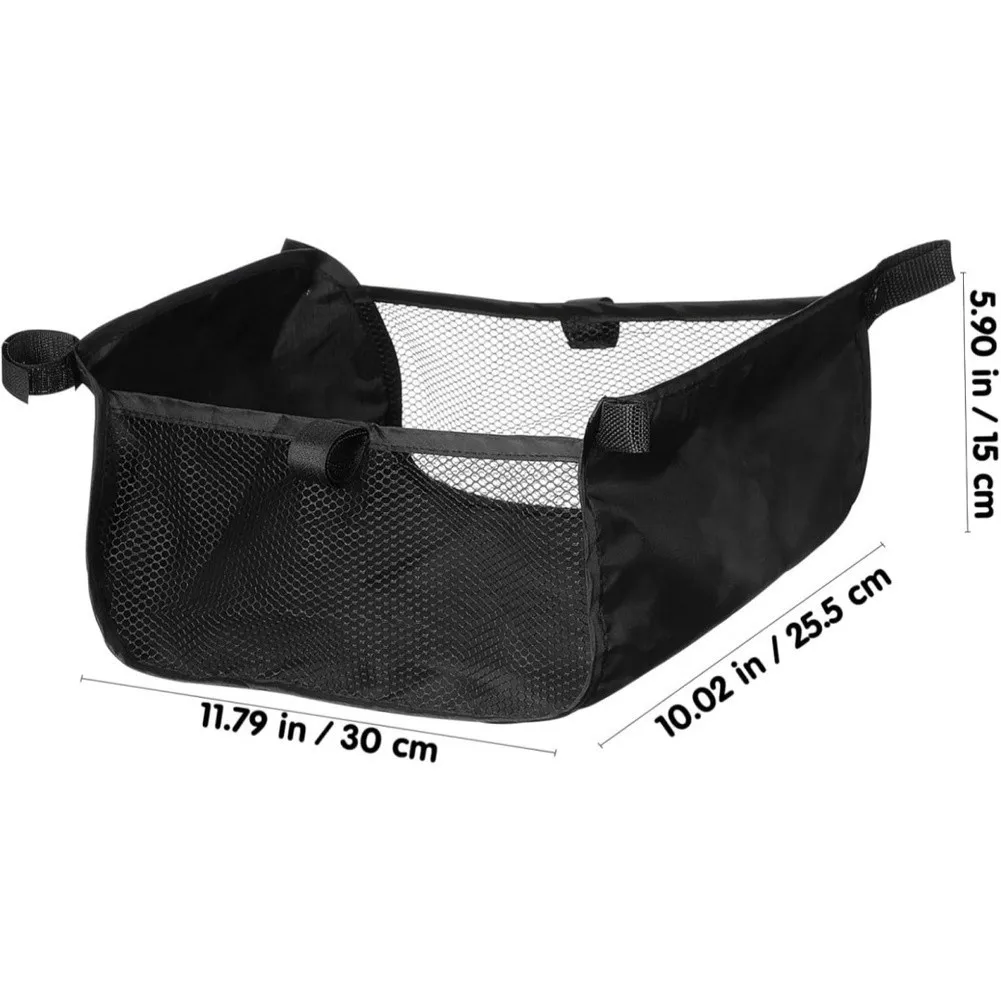 Strolle= Bottom Organizer Basket For Baby Carriage Oxford Cloth Under Seat Storage Bag For Diapers, Toys And Shopping Essentials
