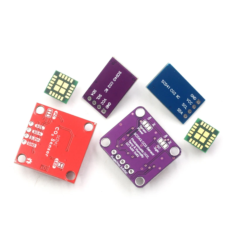 O módulo sensor de gás SCD40 SCD41 detecta dióxido de carbono CO2, temperatura e umidade, comunicação I2C dois em um