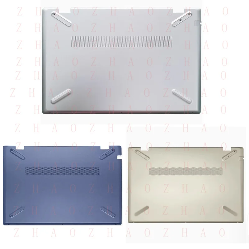 L+ For HP Pavilion 15-CS 15-CW Series Bottom Case Cover Lower Case Silver Blue