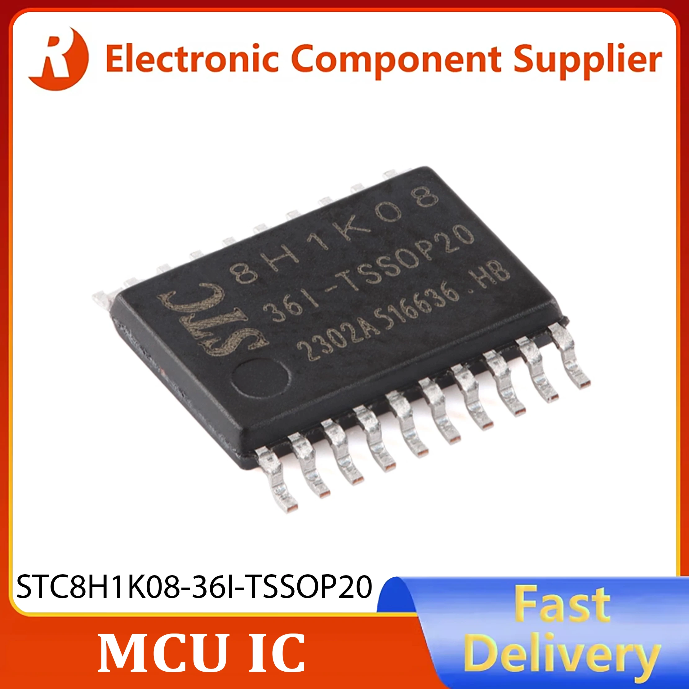 10 Uds STC8H1K08-36I-TSSOP20 TSSOP-20 nuevo original