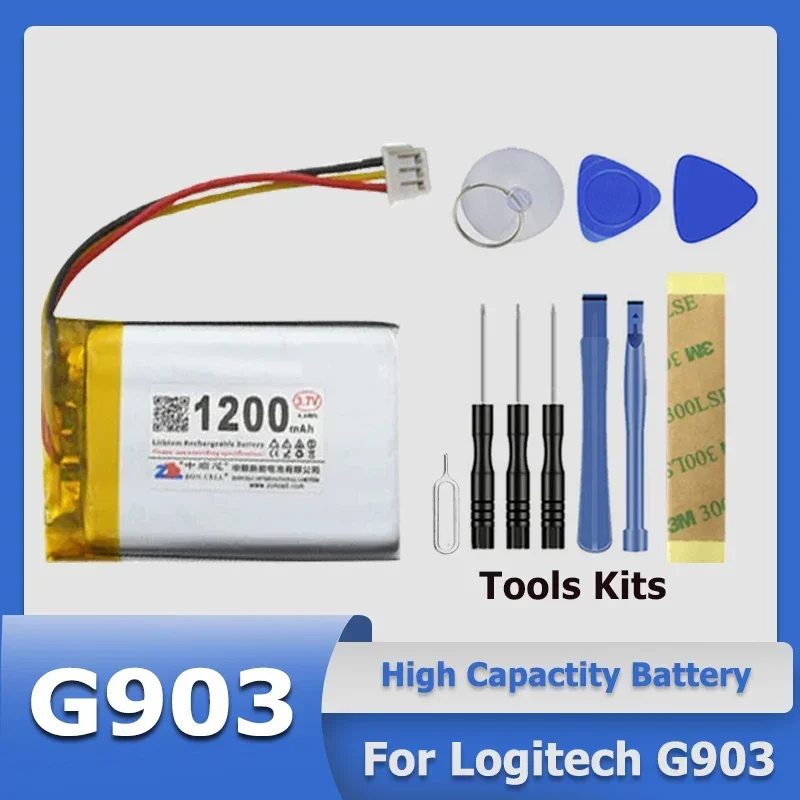 XDOU High Quality Actual Capacity G903 Battery For Logitech Mouse G900 Send Accompanying Tool