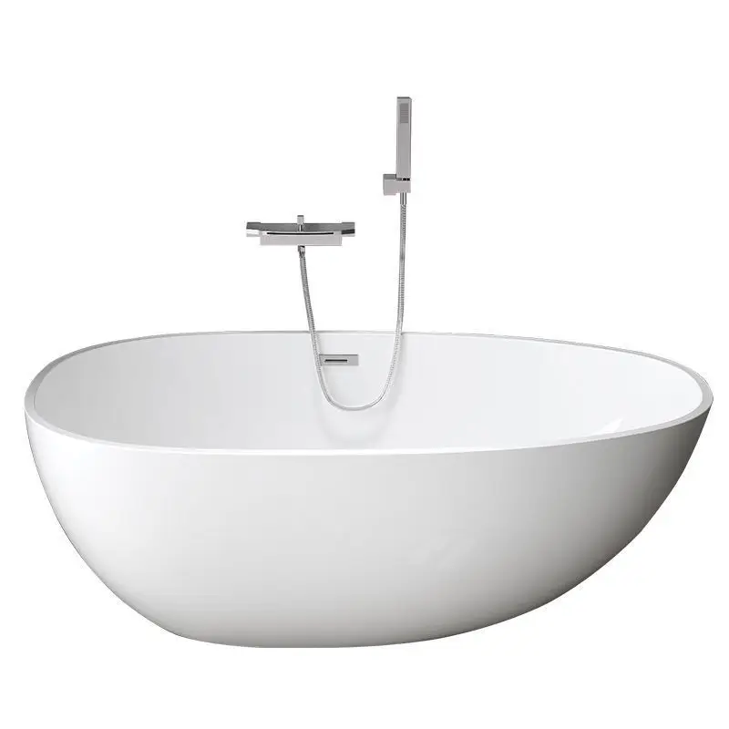 

Modern bathtub Acrylic independent family goose egg water drop bath Internet celebrity