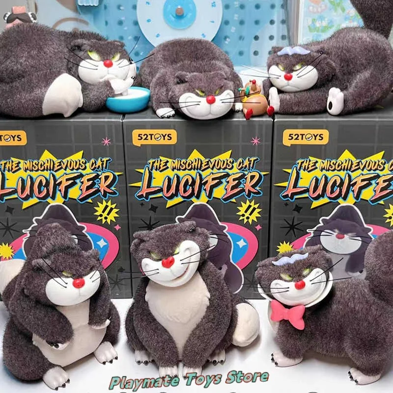 Genuine Disney Blind Box Cat Cartoon Character Lucifer Fluffy Q