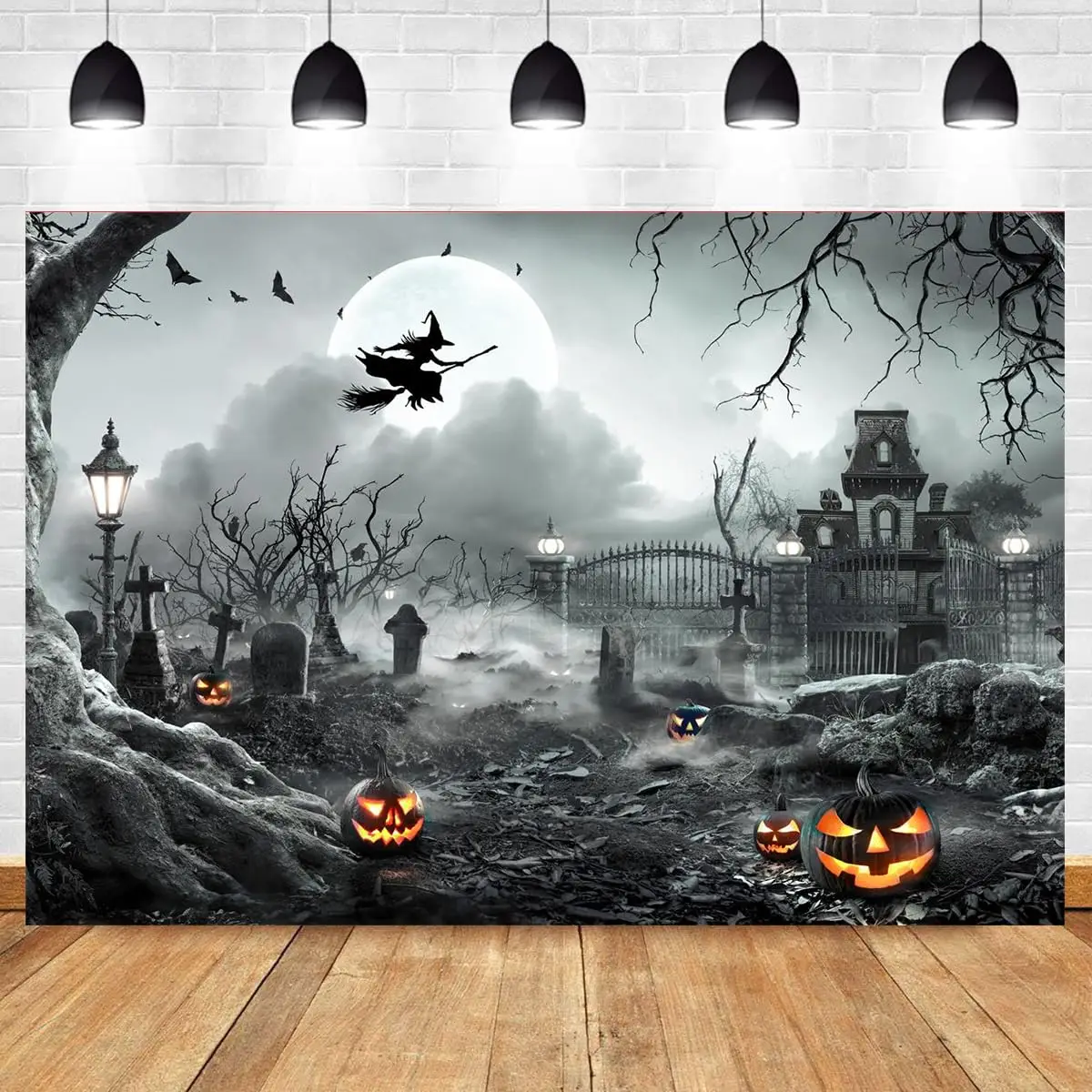 Halloween Horror Atmosphere Themed Wall Decor Tapestry Suitable For Bedroom House Decor Necessary Halloween Party Decor