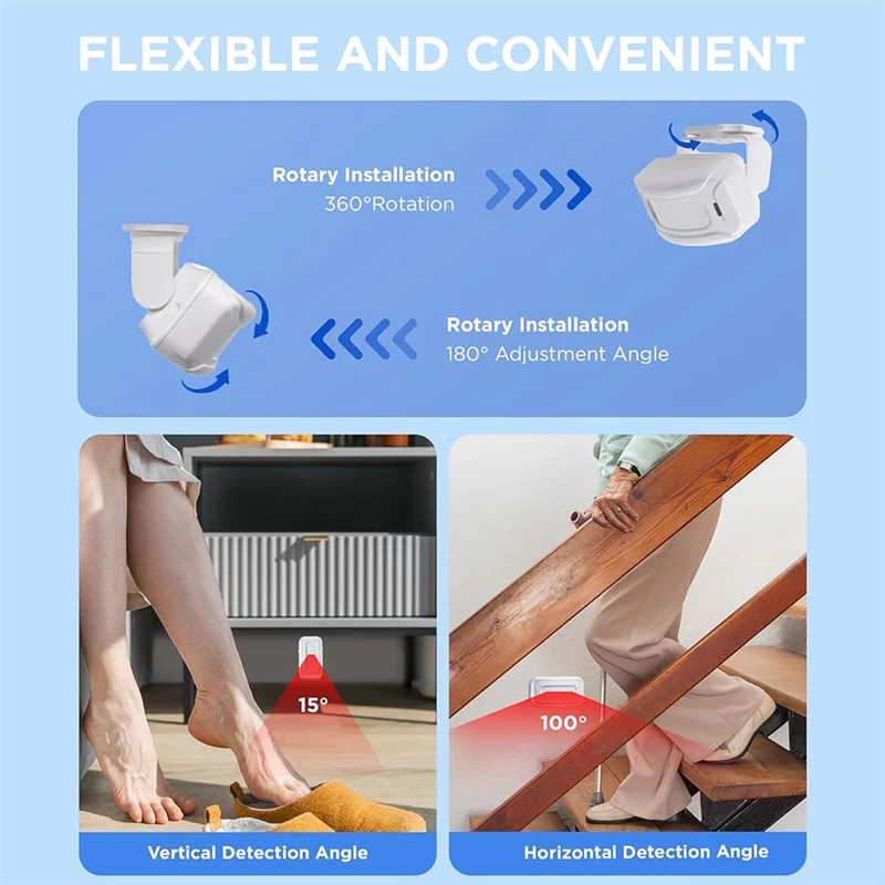 إنذار مستشعر السرير الممتاز لمرضى الخرف المسنين - كشف السقوط اللاسلكي ونظام تنبيه مستشعر الحركة لكبار السن