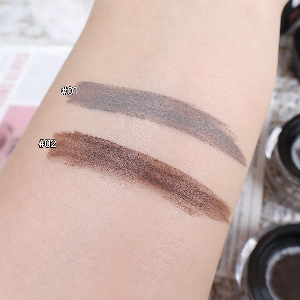 Brown Black Eyebrow Cream Enhancers Waterproof Long-lasting Air-cushion Dye Brows Gel Tinted Makeup Liquid Eyebrows Cosmetics