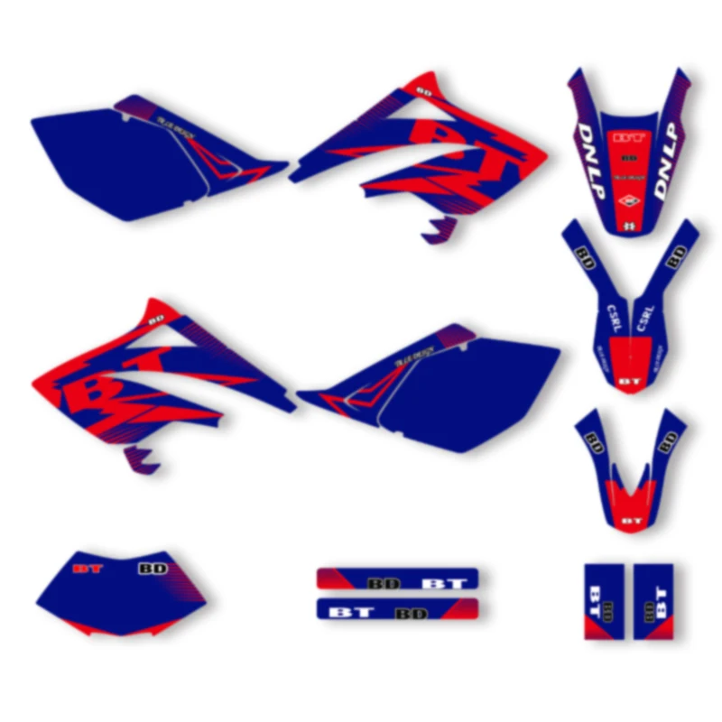 

DSMTECH Graphics Decals Sticker Kits For BETA RR 50 2006 2007 2008 2009 2010 Motorcycle Backgrounds Number Custom 005