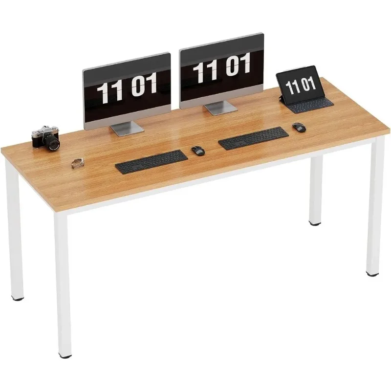 63 Inch Large Computer Desk - Modern Simple Style Home Office Gaming Desk, Basic Writing Table for Student