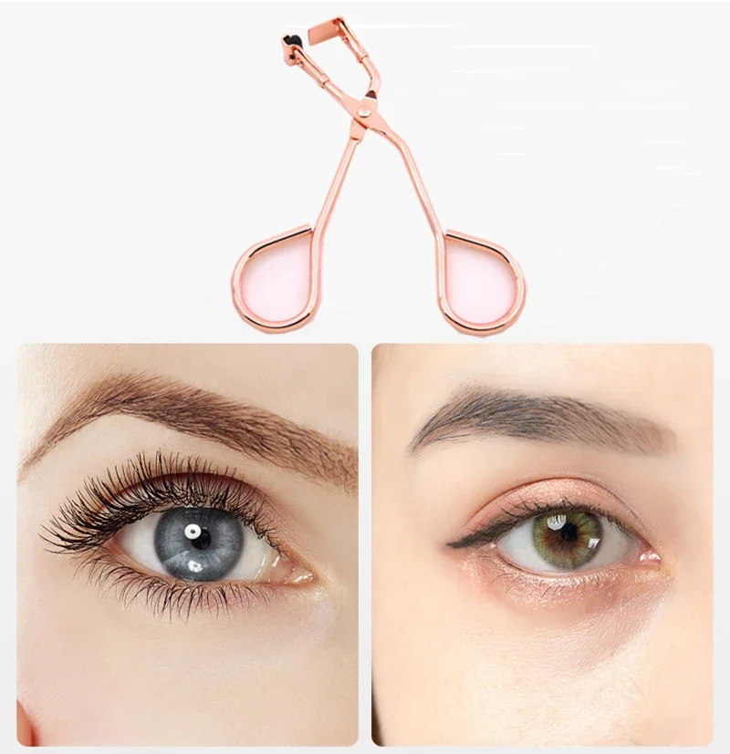 Edelstahl Wimpern zange Make-up-Tool Mini Details Teil der Wimpern Curling Applikator natürliche Wimpern lockigen Kosmetik clip – Detail 4