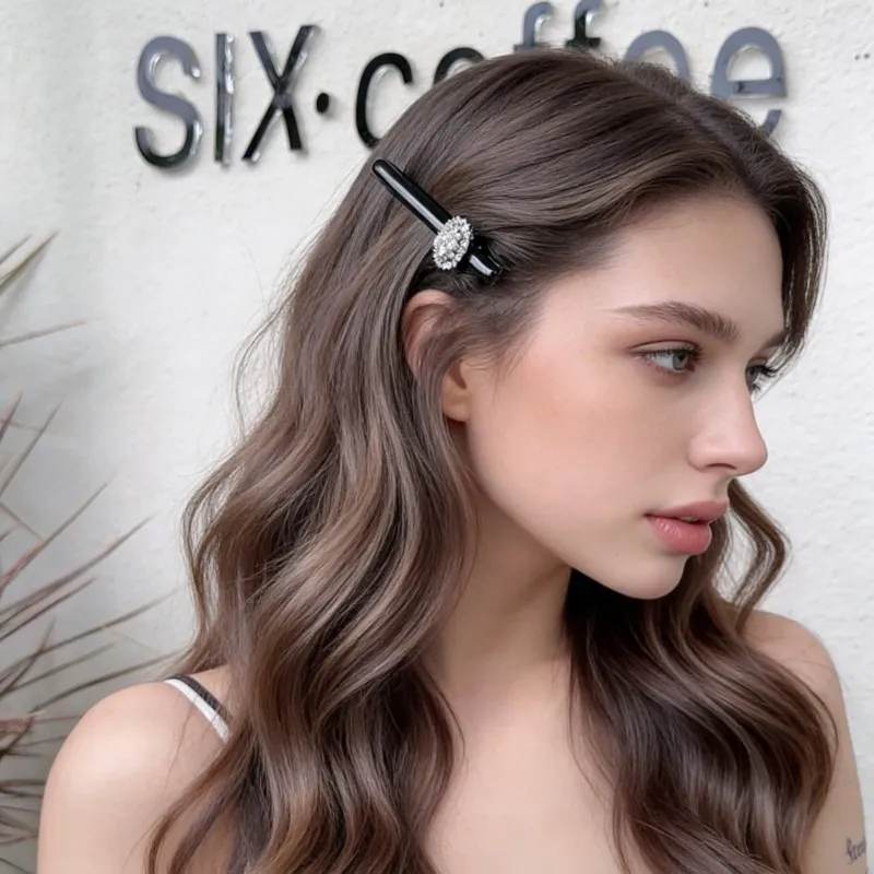 

Заколки для волос в корейском стиле из утолщенного ацетата — модные заколки во французском стиле для челки, непослушных волос и хвоста