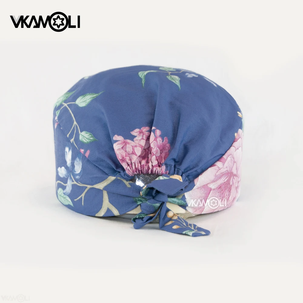 Gorro quirúrgico para mujer, accesorio para enfermera, laboratorio, clínica Dental, enfermería, tamaño ajustable