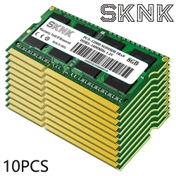 10PCS Memoria Ram DDR3 4GB 8GB 16GB 1066mhz 1333mhz 1600mhz PC3-12800S PC3-10600S Sodimm Notebook ddr3 RAM Laptop Memory