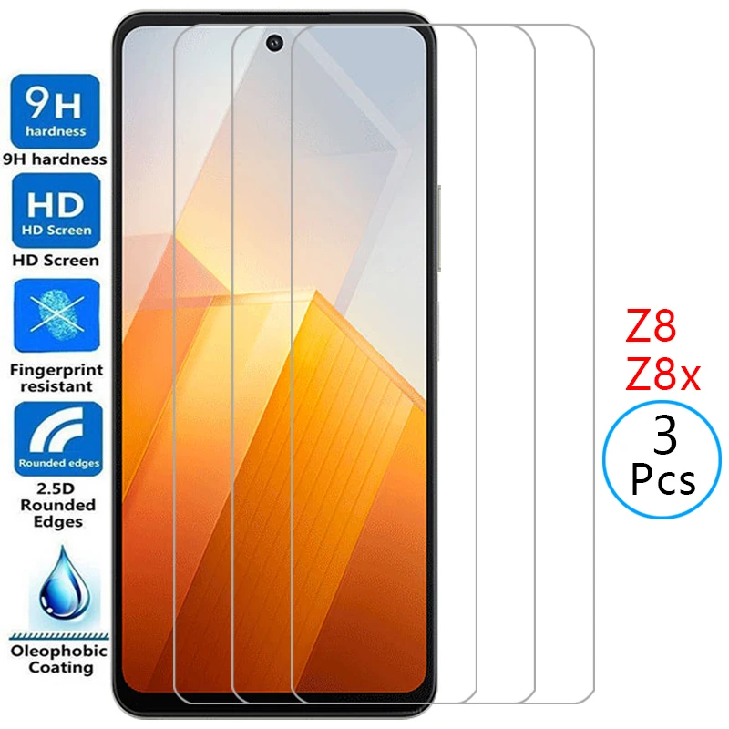 tempered glass for vivo iqoo z8 z8x phone case on iqooz8 iqooz8x z 8 x 8x 8z 5g back cover 360 protective viv iqo z8case z8xcase