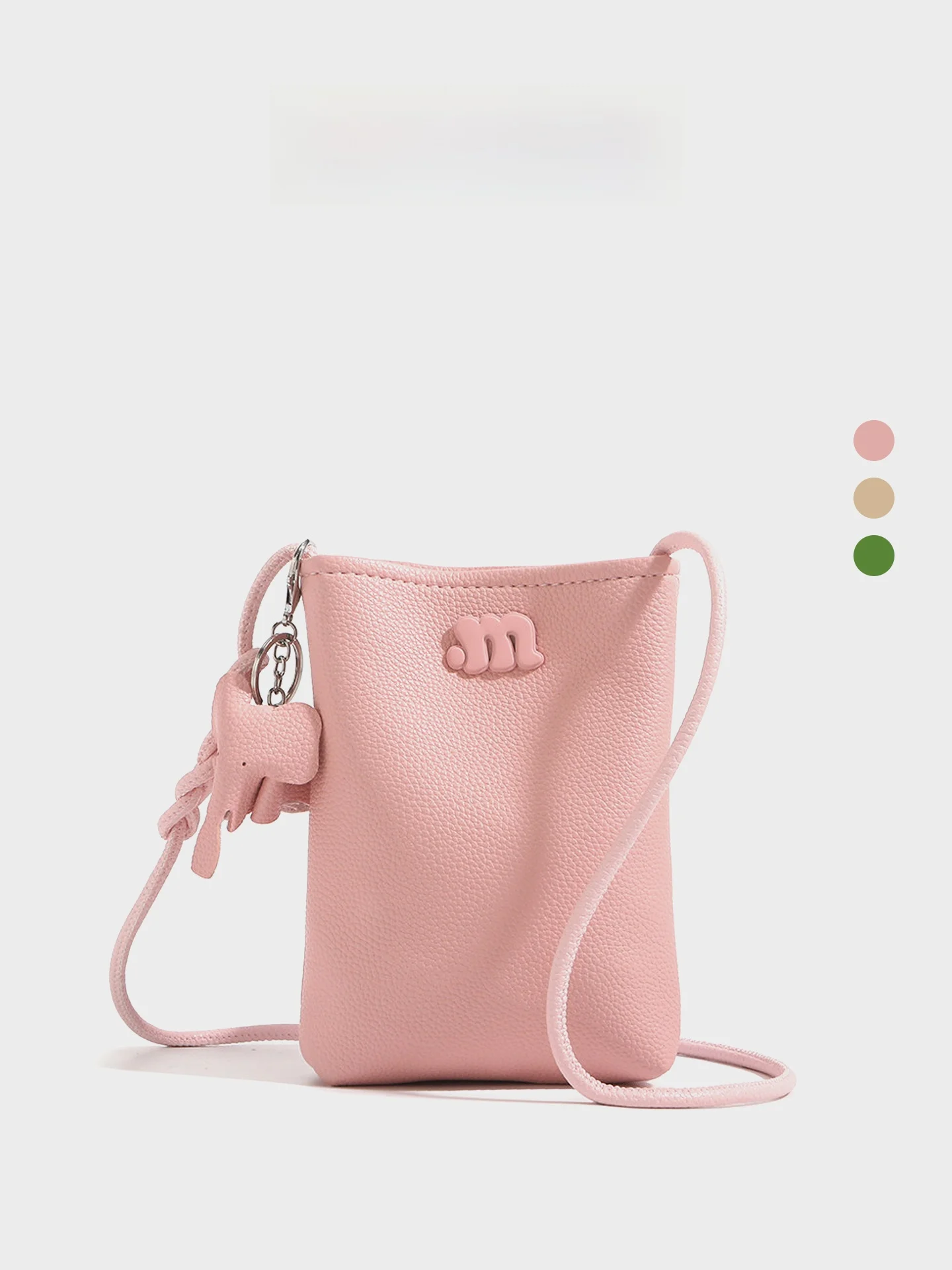 

Orange Girl 2026 New Crossbody Soft Leather Single Shoulder Mobile Phone Bag Lightweight High-End Tangerine Peel Pattern