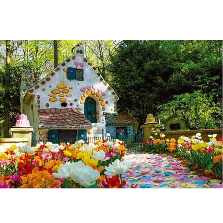 5D DIY Diamond Painting Efteling Park Full Square Round Diamond Embroidery Cross Stitch Kits Mosaic Rhinestones Home Decor Gift