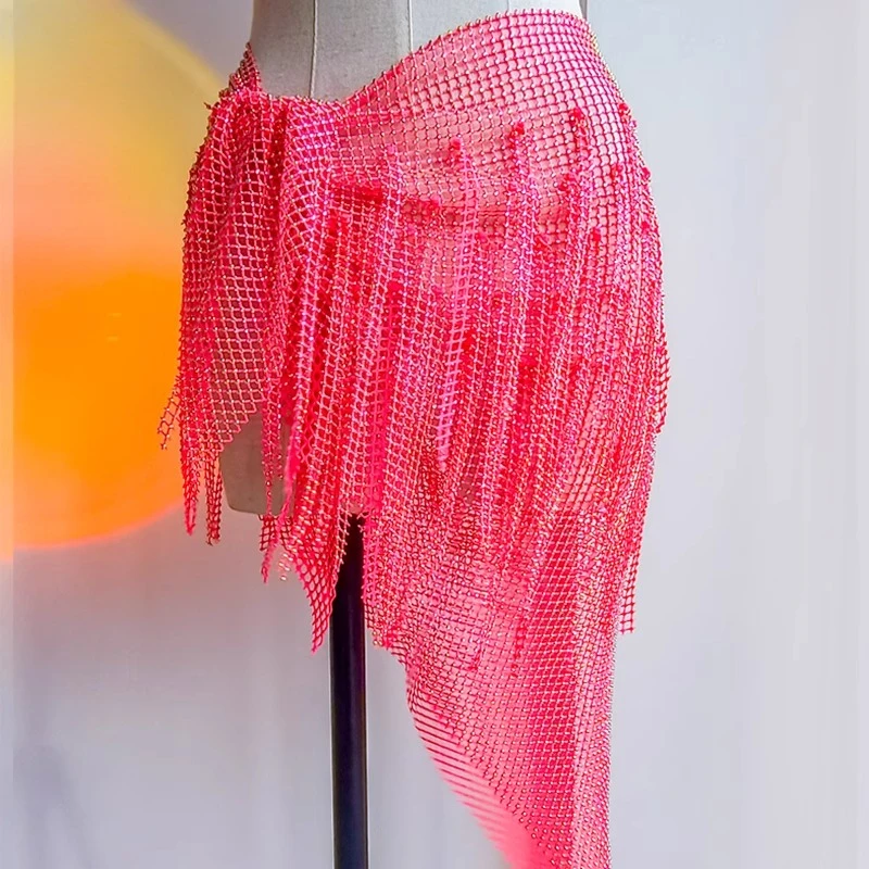 다이아몬드 삼각형 술 엉덩이 스카프 허리 체인 멀티 컬러 귀걸이 선물로 맞춤형 밸리 댄스 벨트 성능