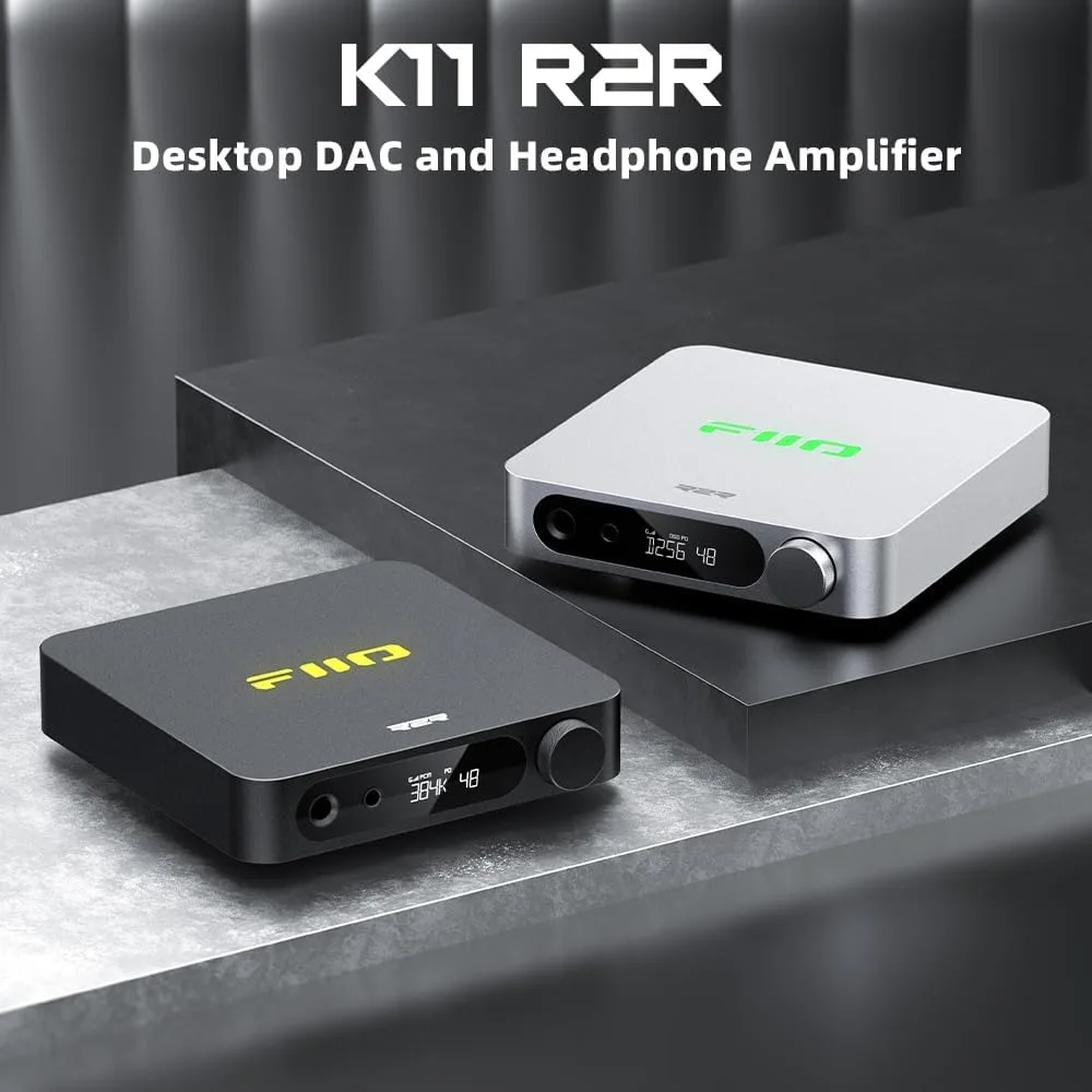 مطعم / أسود، K11 Compact Desktop R2R Architecture DAC ومضخم سماعة الرأس، أوضاع التشغيل المزدوجة NOS/OS #3