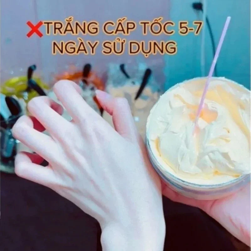 kem trộn cốt thái siêu trắng da ( tặng kèm chai kích trắng khử thâm) 200g