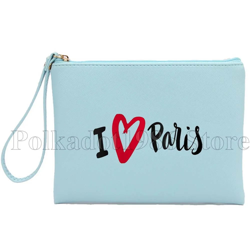 

Франция C'est la vie Цветочная Эйфелева башня Французские подарки Сумка из искусственной кожи Косметичка Кошелек Водонепроницаемая сумка для хранения туалетных принадлежностей