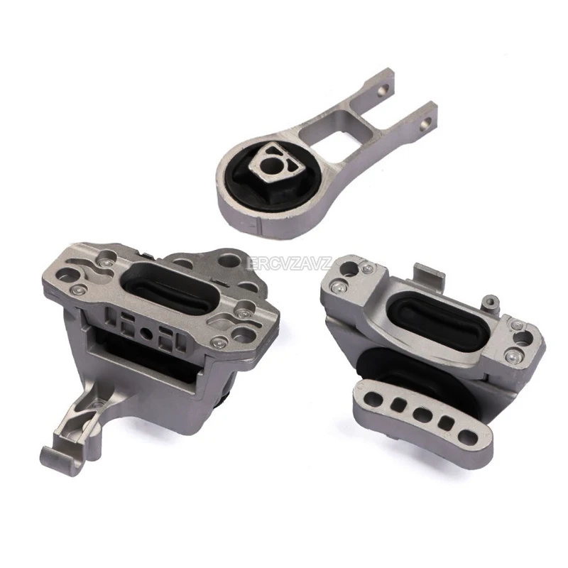 3PCS A5844 A5752 A5825 Engine Motor Transmission Mount Set 4877788AF 68192831AB 68192831AD Fit Jeep Cherokee 2.4L 2014-19