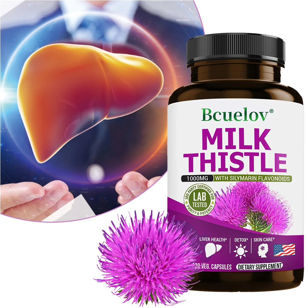 

Thistle Capsules, A Detoxifying and Liver-protecting Formula, Aid Digestion and Toxin Elimination, Supporting Liver Health