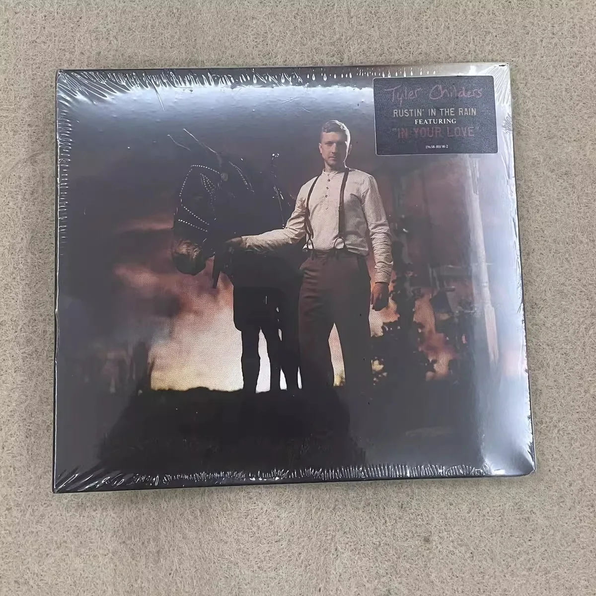 

Tyler Childers Rustin' in The Rain CD Authentic Country Music Relaxed Rhythm Soulful Vocals Folk Country Album for Fans