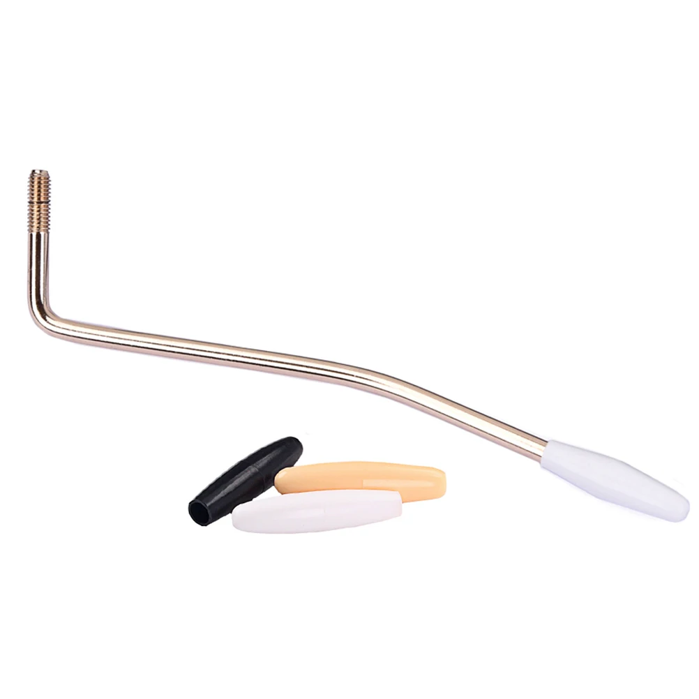 

Golden 6Mm Thread Whammy Bar Arm For Electric Guitar Tremolo System With 3 Caps Durable Guitar Parts Replacement